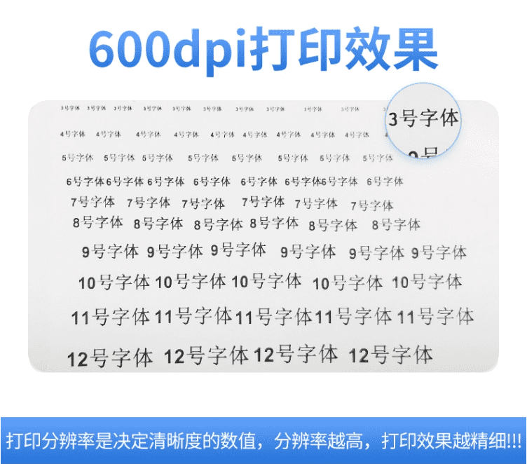 600點服裝吊牌打印機